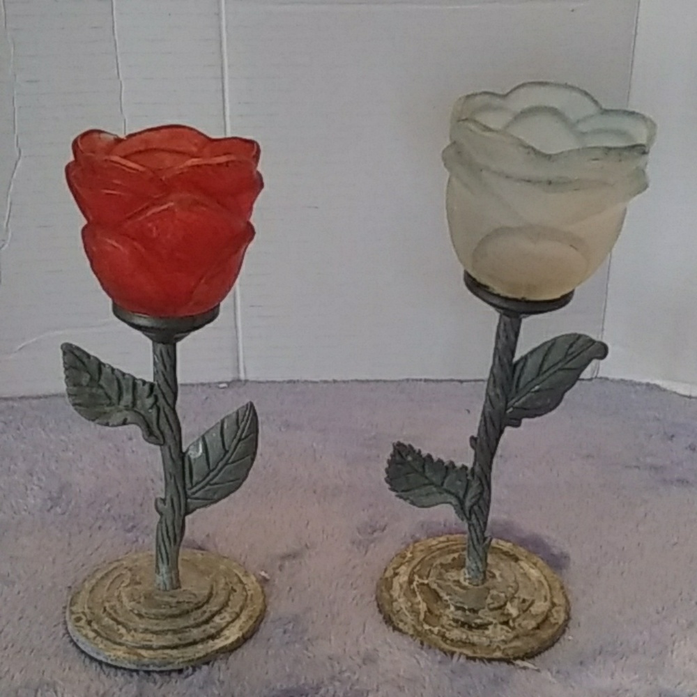 Glass Rose  piece s
